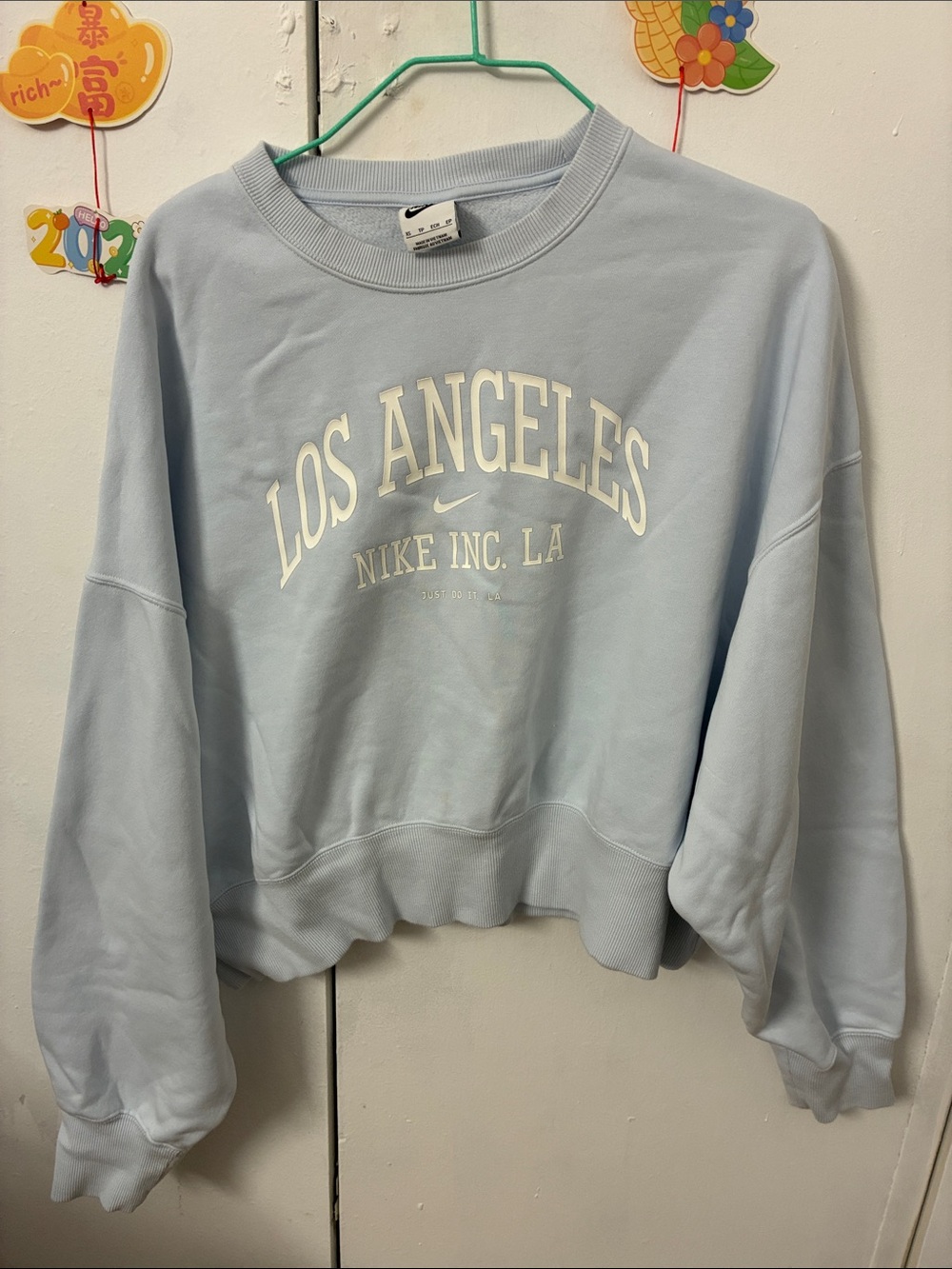 Nike Women's Los Angeles Pale Blue Crewneck Sweatshirt